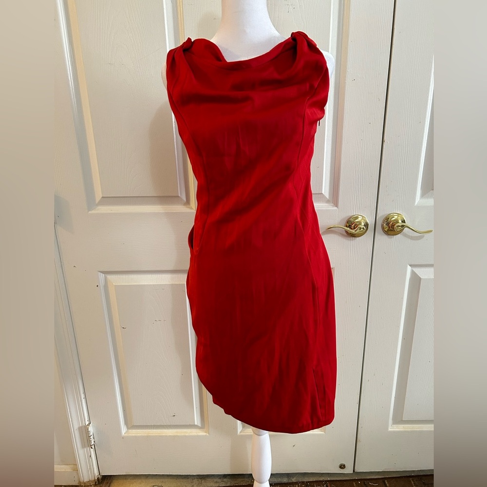 NWT EvaFranco-Anthropologie red dress, size 2